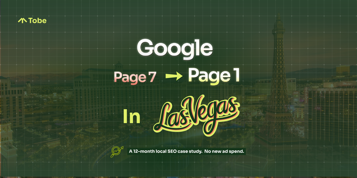 Las Vegas Dental SEO Case Study: Page 7 to Page 1 in a Year
