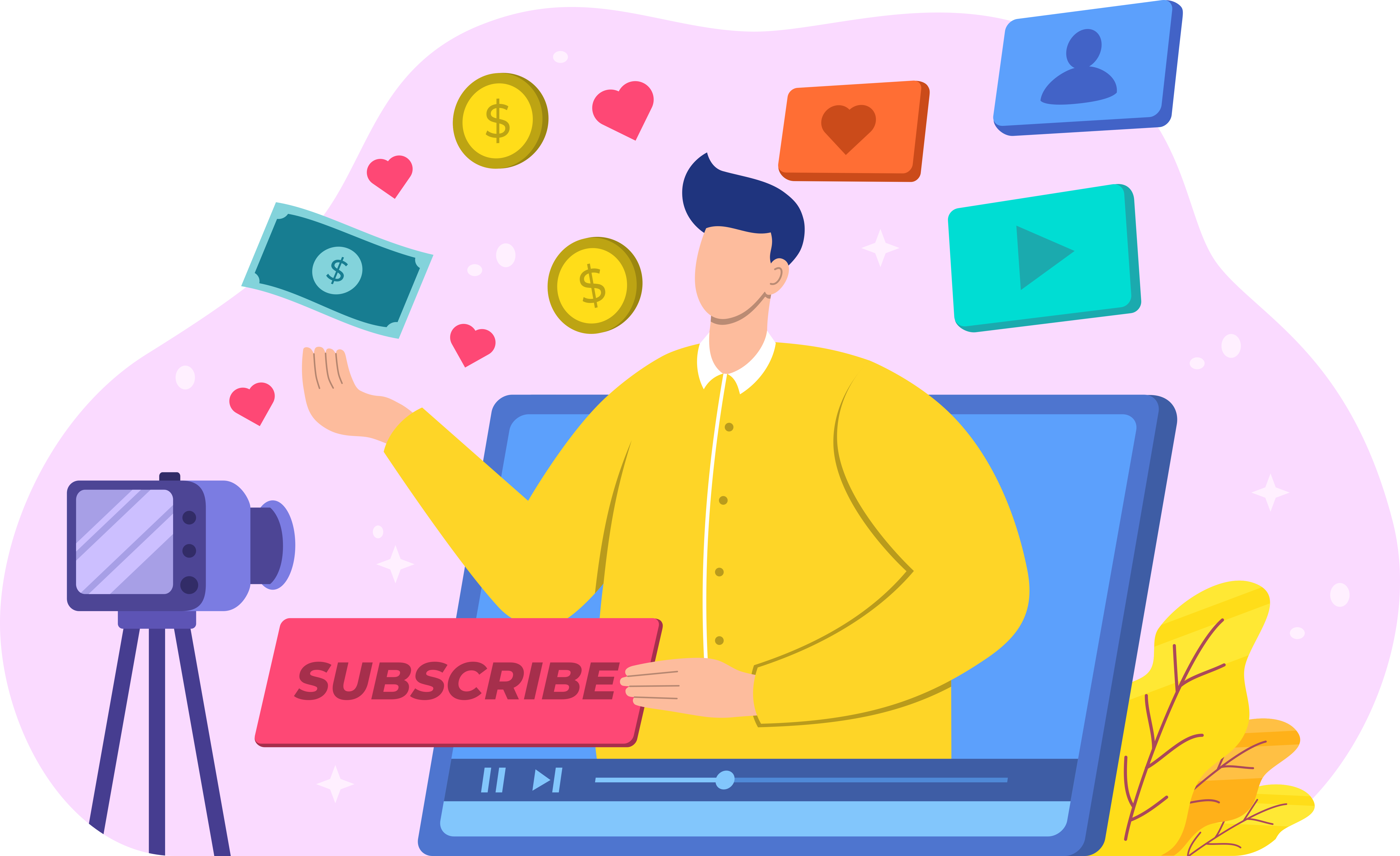 A man improving his Marketing ROI using rich media