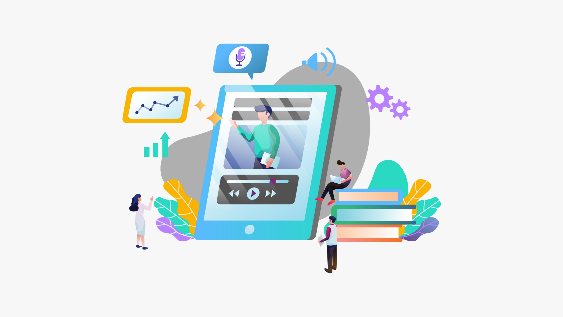 A man generates various leads with his video podcast