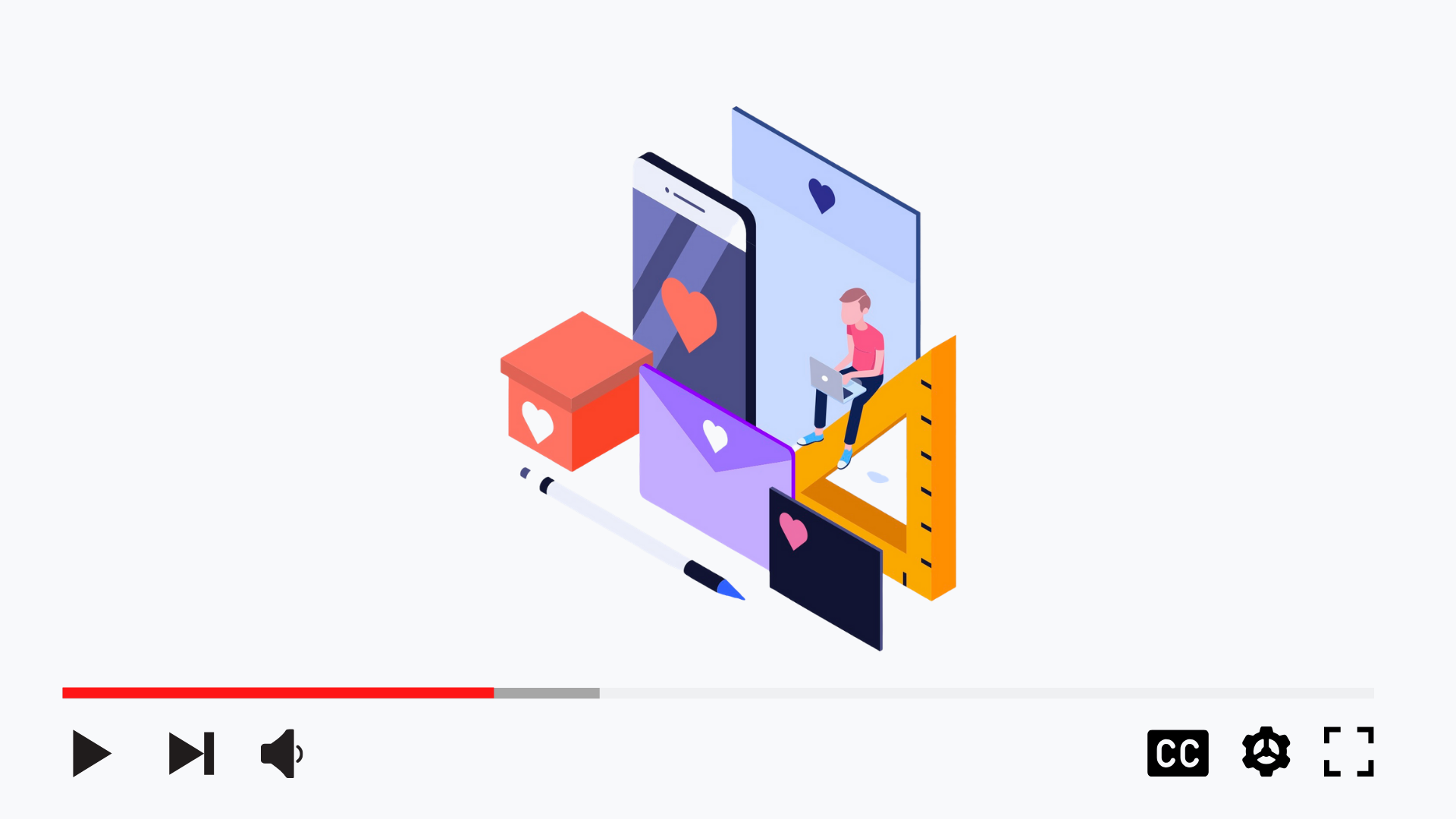 How to Brand with Video - vector image