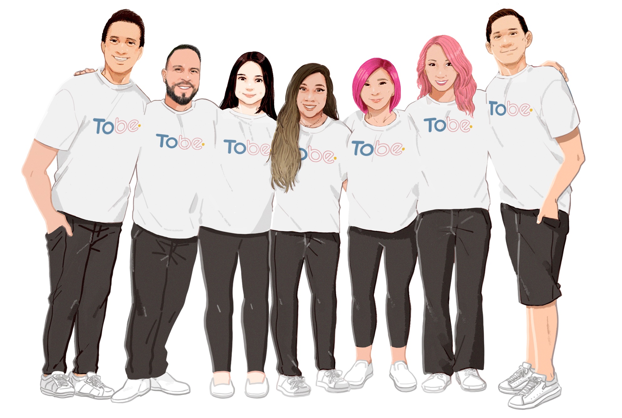 Tobe Team Illustration