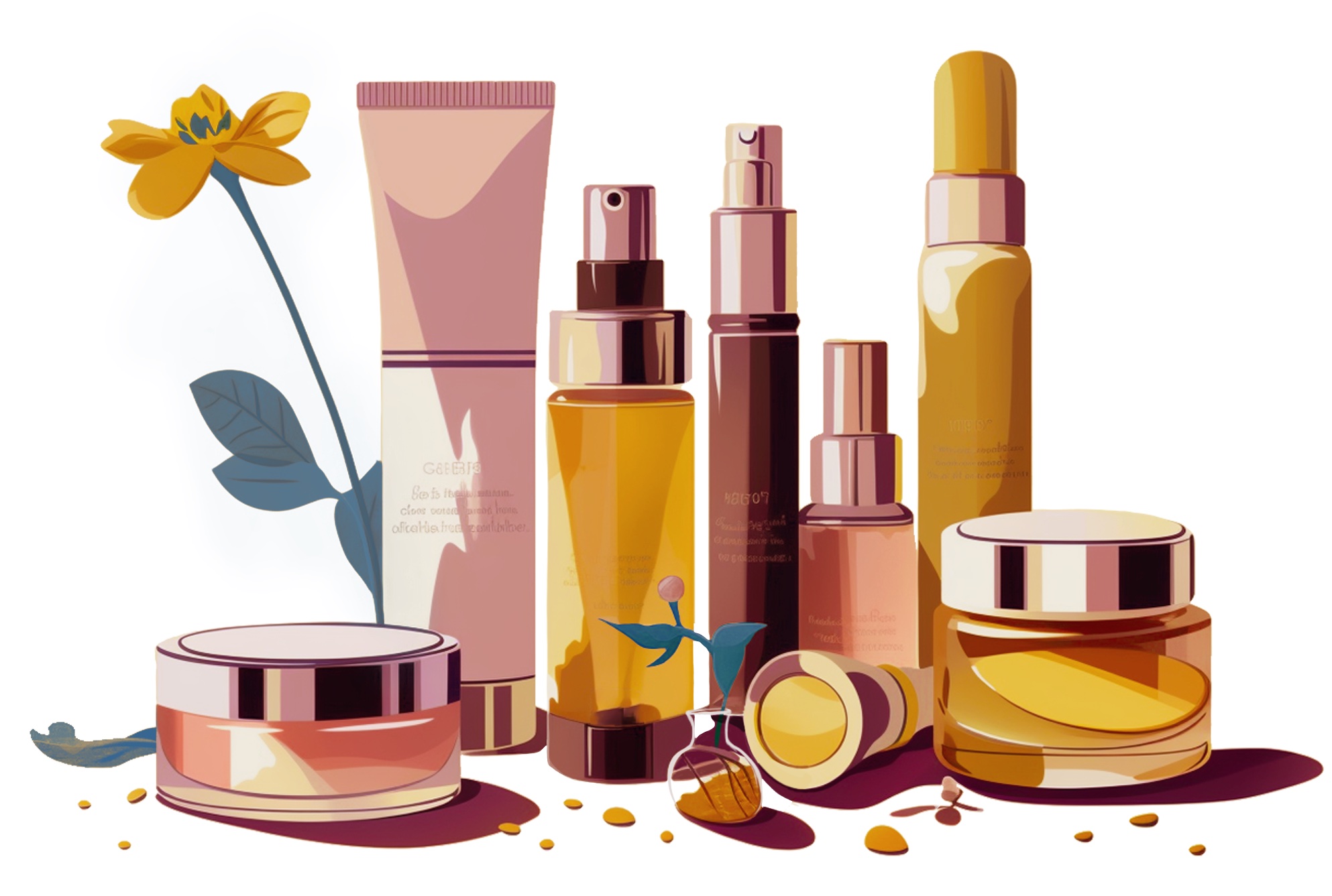 Zents_Cosmetic Product Illustration